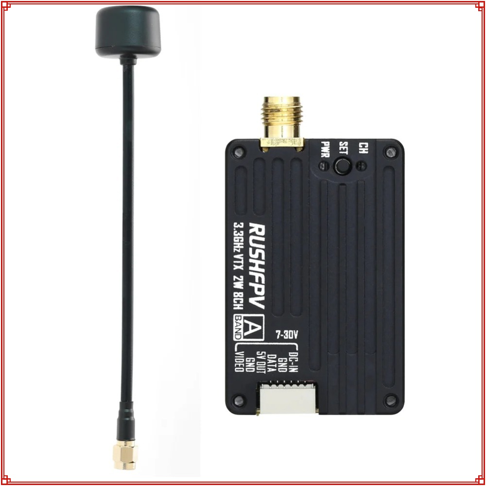 Drone Rc Receiver And Transmitter - 2026 RUSHFPV 3.3G 2W VTX Transmitter