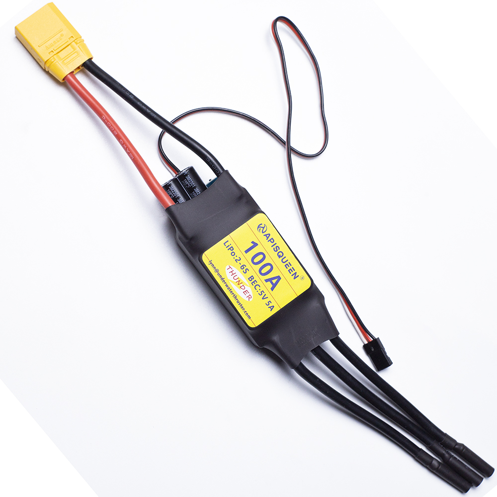 Rc Boat Brushless Motor - ApisQueen ESC Brushless 100A Bawah Air