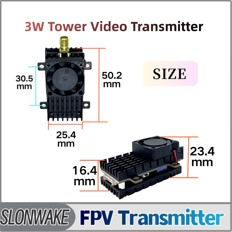 Drone Rc Receiver And Transmitter - Modul Transmisi Video FPV SLONWAKE 5.8G