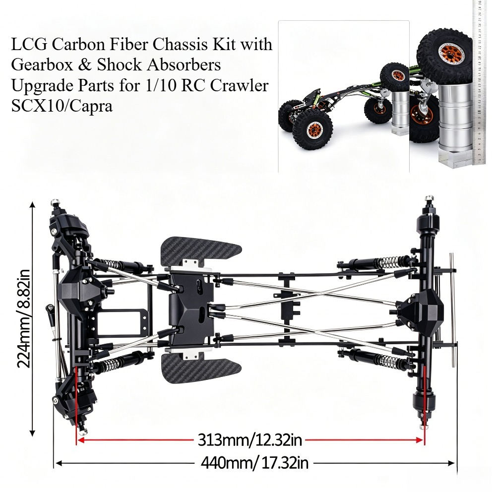 Rc Rock Crawler - 1/10 RC Rock Crawler LCG Set