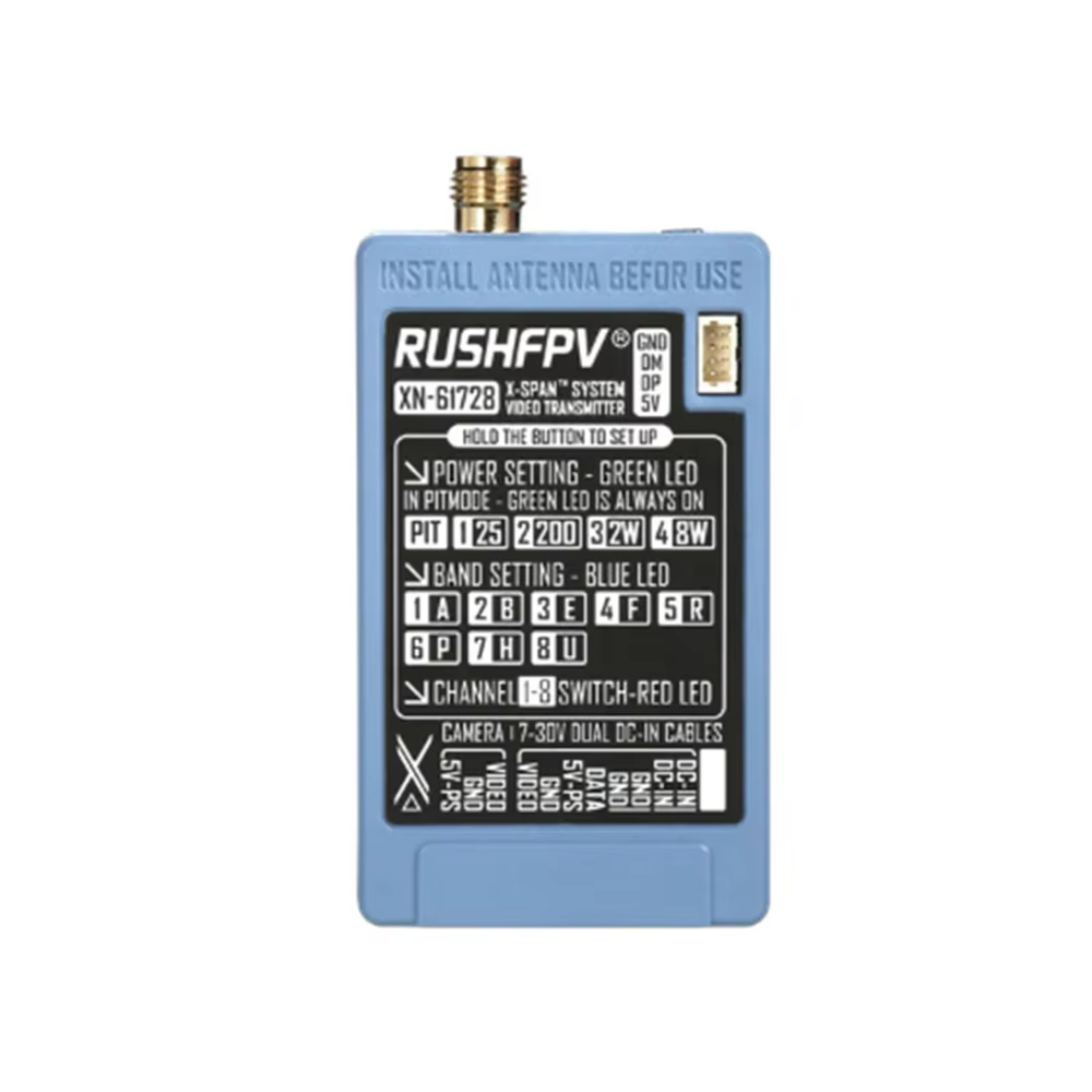 RUSHFPV 6.1‑7.2G 8W X61728 VTX - Drone Rc Receiver And Transmitter ulasan dan harga