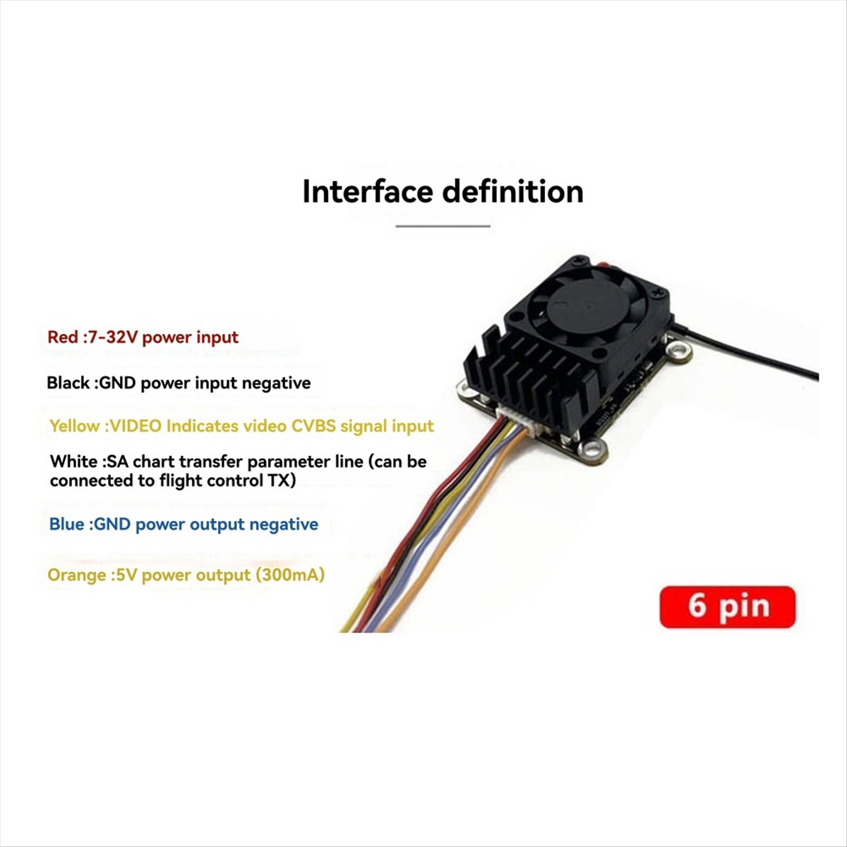 5.8G 2W VTX 2000mW Modul Peman - Drone Rc Fpv ulasan dan harga