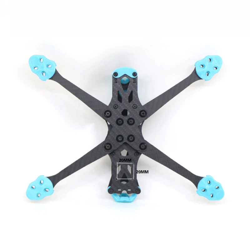 Bingkai Drone Serat Karbon Ber - Drone Frame 5 Inch ulasan dan harga