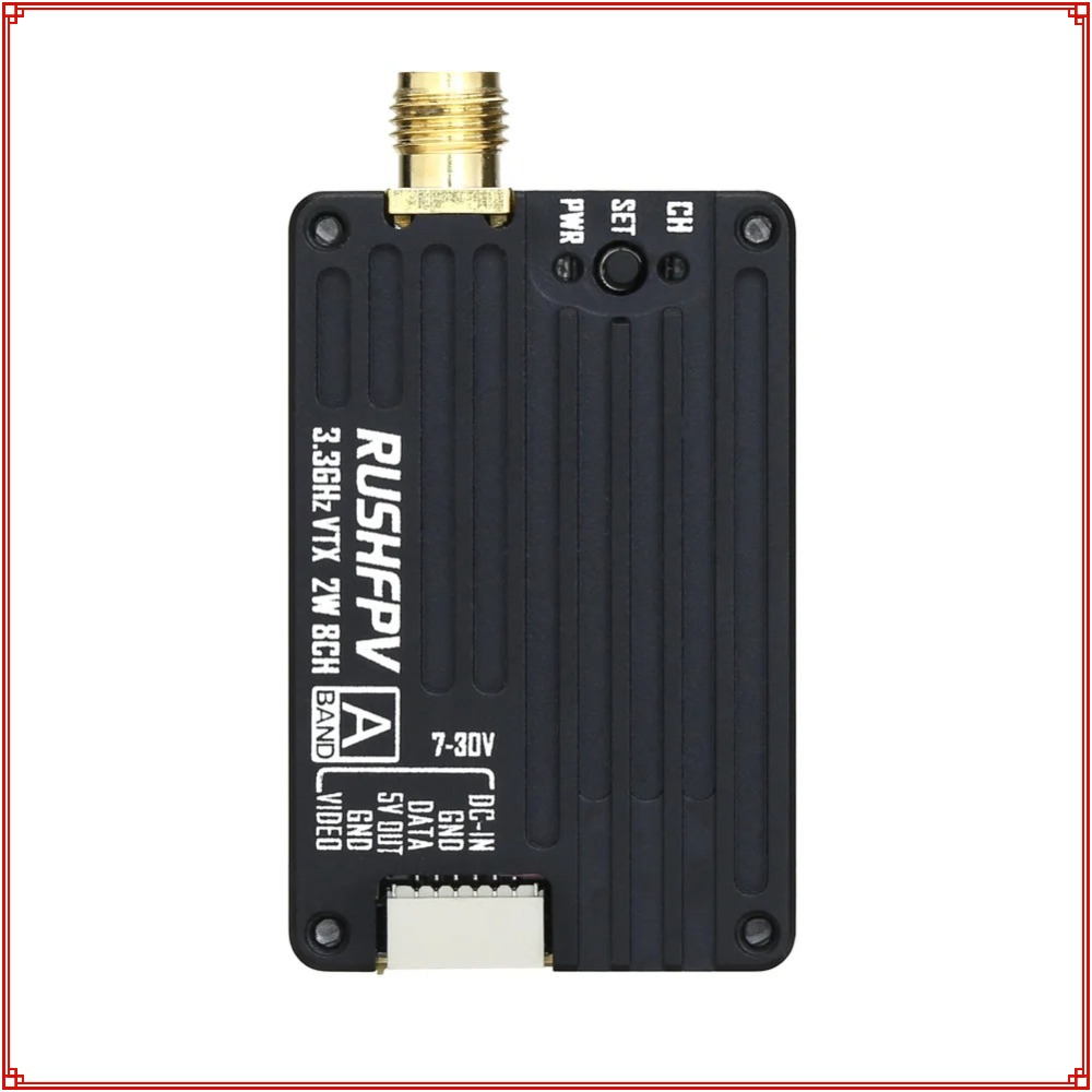 2026 RUSHFPV 3.3G 2W VTX Trans - Drone Rc Receiver And Transmitter ulasan dan harga