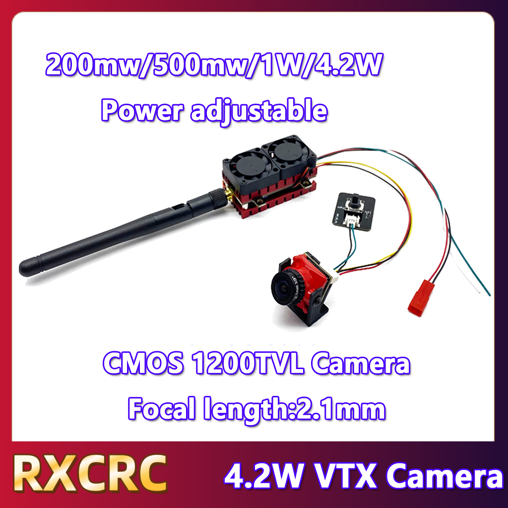 RXCRC 5.8G 48CH 4.2W Pemancar  - Drone Rc Receiver And Transmitter ulasan dan harga