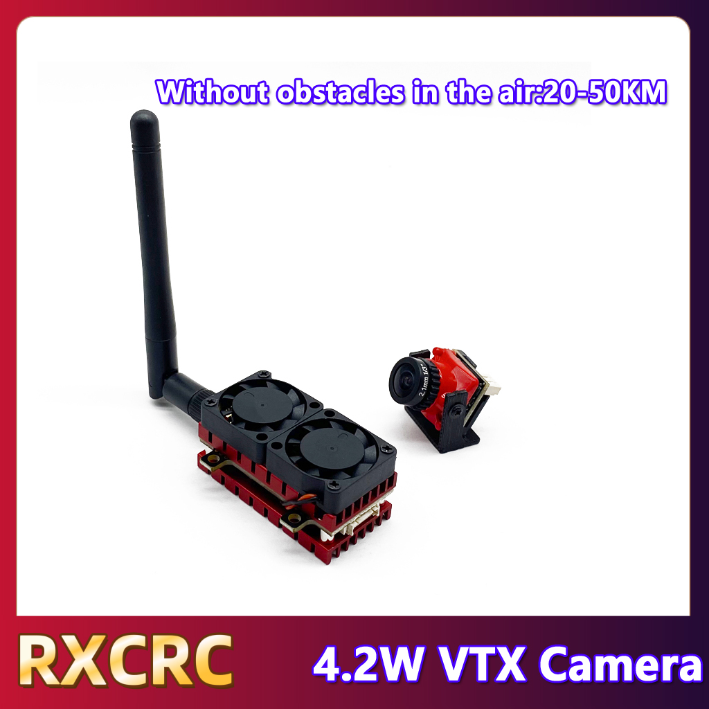 RXCRC 5.8G 48CH 4.2W Pemancar  - Drone Rc Receiver And Transmitter ulasan dan harga