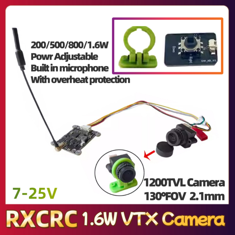Modul RXCRC 5.8G 48CH 1.6W VTX - Drone Rc Receiver And Transmitter ulasan dan harga