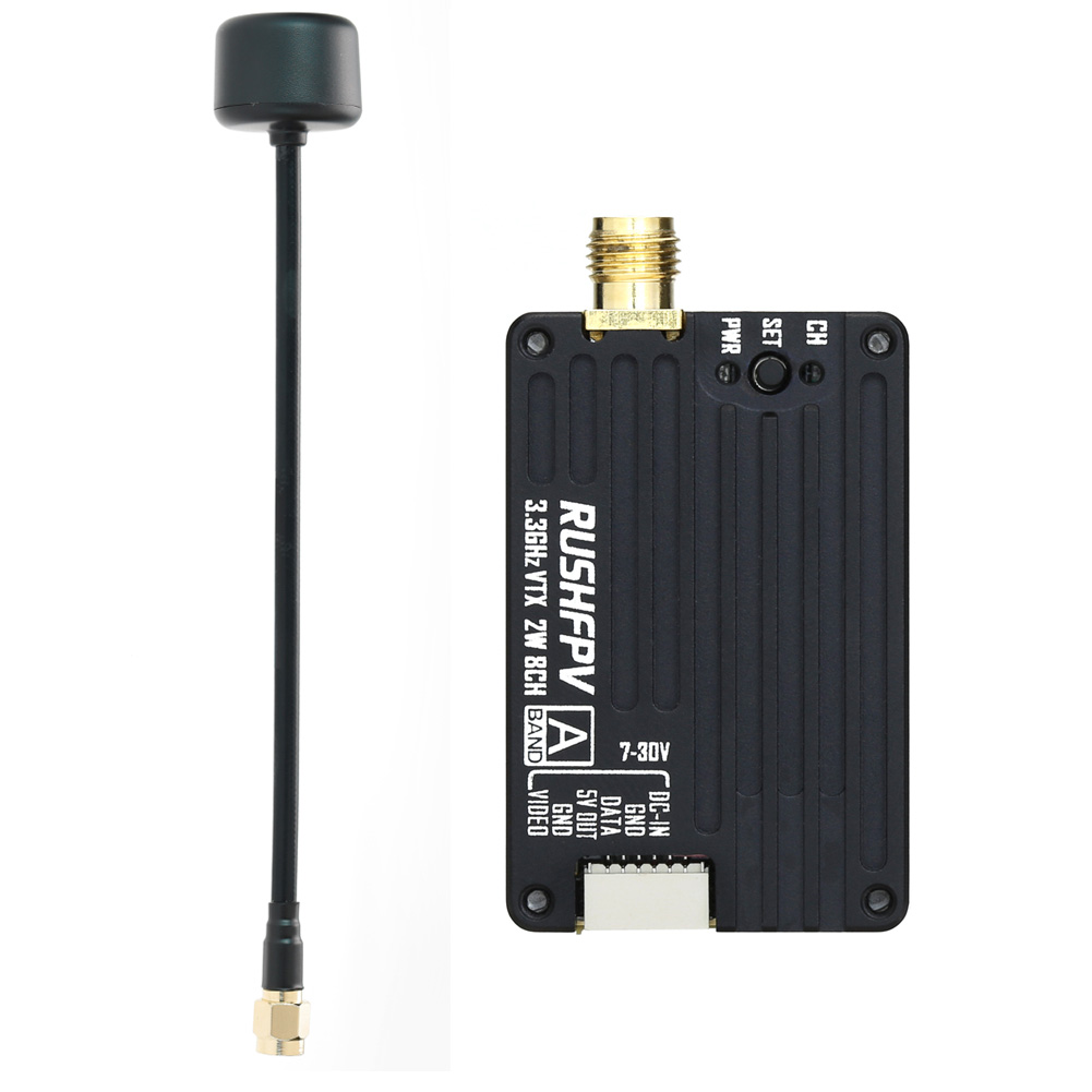RUSHFPV 3.3G 2W VTX Transmitte - Drone Rc Receiver And Transmitter ulasan dan harga