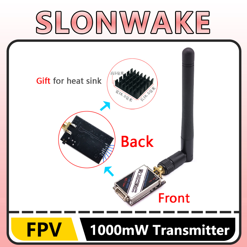 SLONWAKE 5.8G 48CH 1W VTX 100/ - Drone Rc Receiver And Transmitter ulasan dan harga