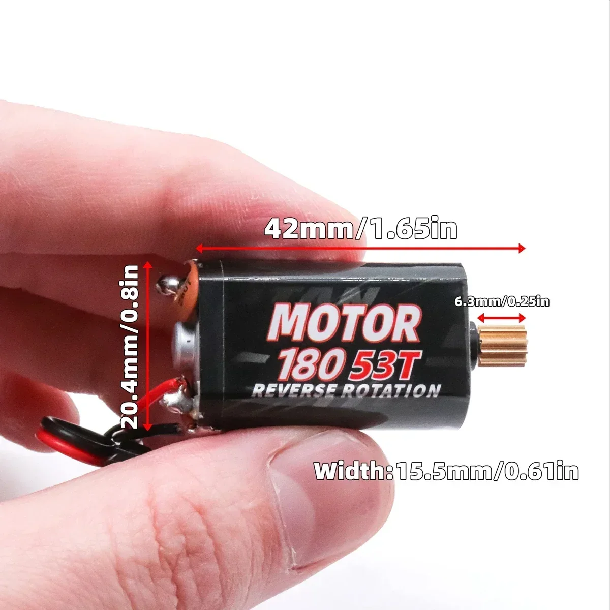 NEEBRC 180 Motor Disikat 53T 6 - Rc Rock Crawler ulasan dan harga
