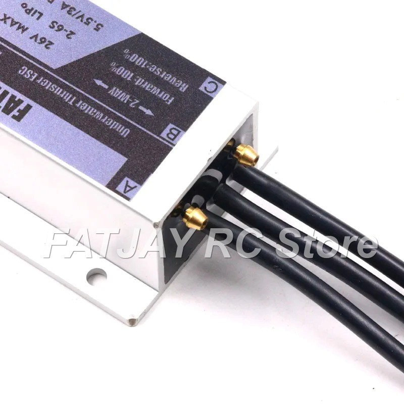 FATJAY 100A Pengontrol Kecepat - Rc Boat Brushless Motor ulasan dan harga