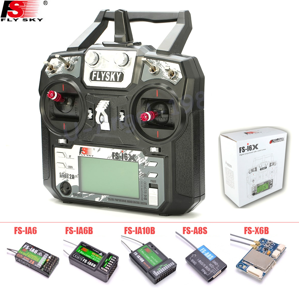 FLYSKY FS-i6X FS i6X 10CH 2.4G - Drone Rc Receiver And Transmitter ulasan dan harga