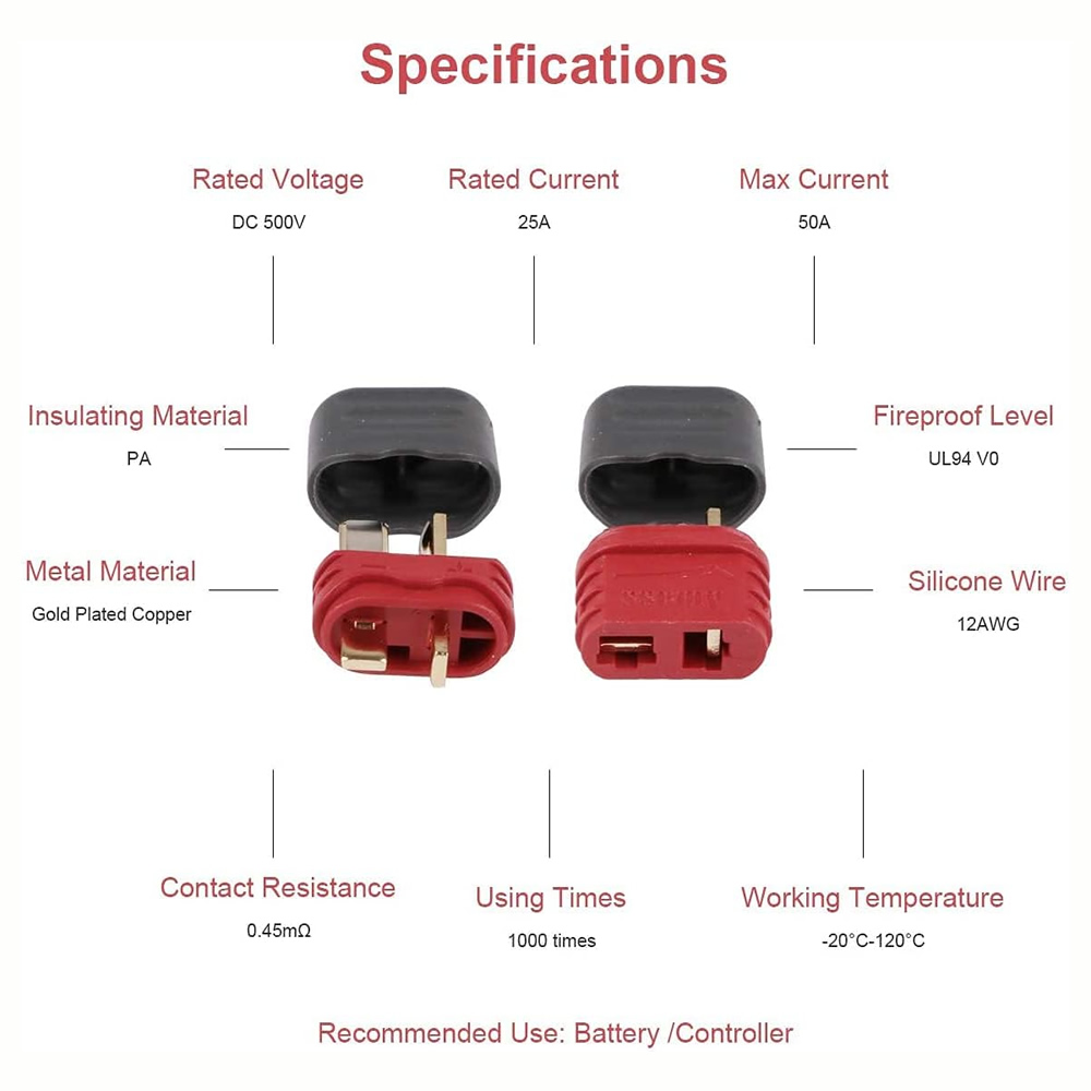 Konektor T Plug dengan Selubun - Drone Rc Car Hybrid ulasan dan harga